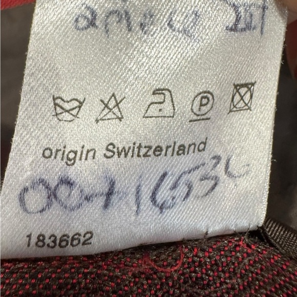 Akris Red Silk Cashmere Blend Tailored Blazer Swiss Luxury Minimalist Size 6 - Picture 11 of 12